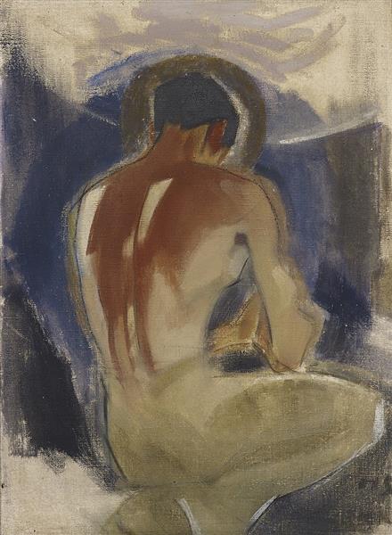 Robber at the Gate of Paradise, 1924 - Helene Schjerfbeck