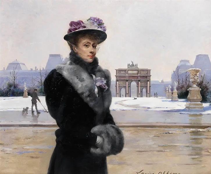 Winterspaziergang in Paris - Louise Abbéma