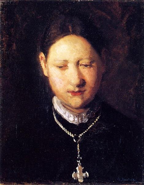 Marie Dalsbaard, Née Møller, c.1888 - Anna Ancher