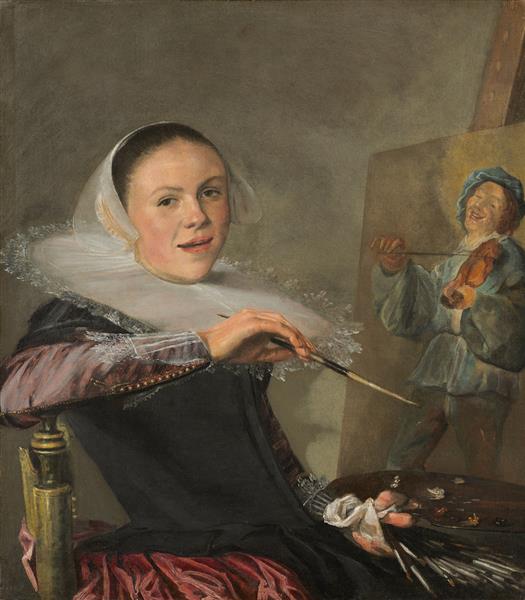 Self-Portrait, c.1630 - Юдит Лейстер