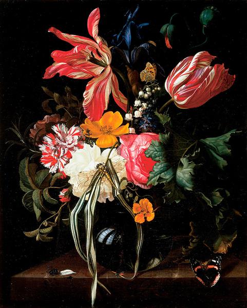 Flower Still Life, 1669 - Maria van Oosterwijck