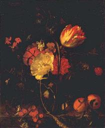 Flowers, Fruit and Insects - Maria van Oosterwijk