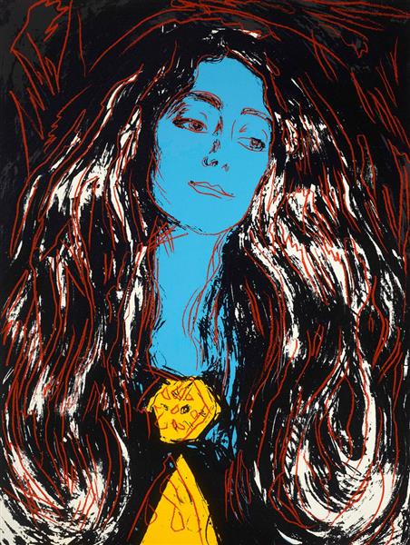 Eva Mudocci, 1984 - Andy Warhol - WikiArt.org