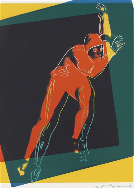 Speed Skater, 1983 - Andy Warhol