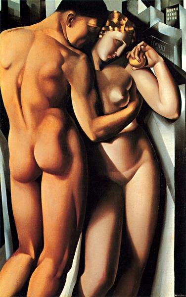 Adam and Eve, 1932 - Тамара Лемпицька
