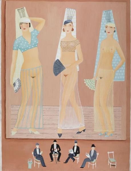 Three Dancers, 1925 - Toyen
