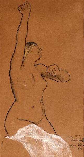 Naked Woman, 1904 - Сюзанна Валадон