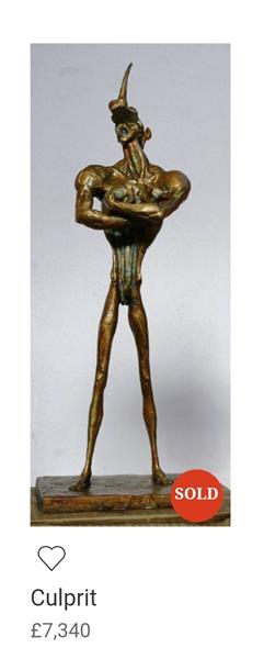 Maureen Quinn Sculpture - CULPRIT - MAUREEN QUIN