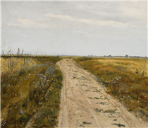 Path Through a Field - Józef Chełmoński