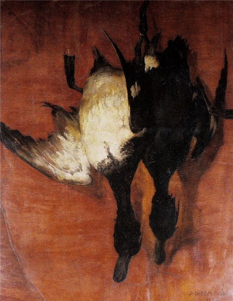 Hanging Ducks, 1879 - Юзеф Хелмоньский