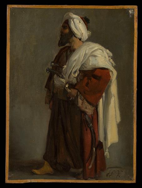 Arab warrior, 1817 - 1822 - Орас Верне