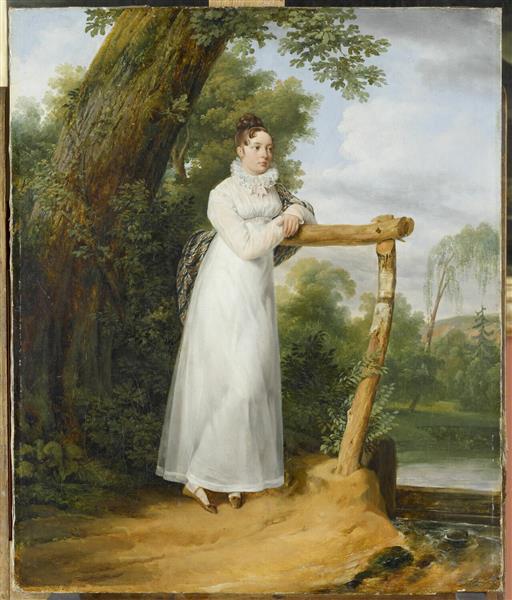 Madame Philippe Lenoir, born Marie-Aspasie Jousseran (1792-1874), 1814 - Орас Верне