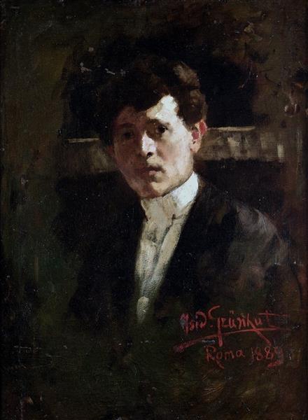 Self-portrait, 1889 - Isidoro Grünhut