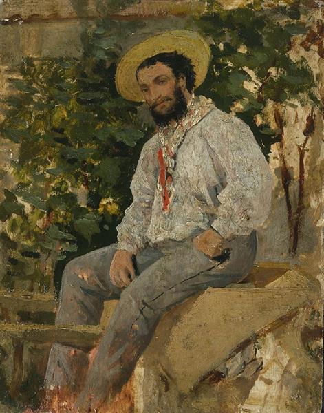Diego Martelli in Castiglioncello, 1865 - 1866 - 乔瓦尼·波尔蒂尼