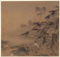 Watching Deer by a Shaded Stream - Ma Yuan