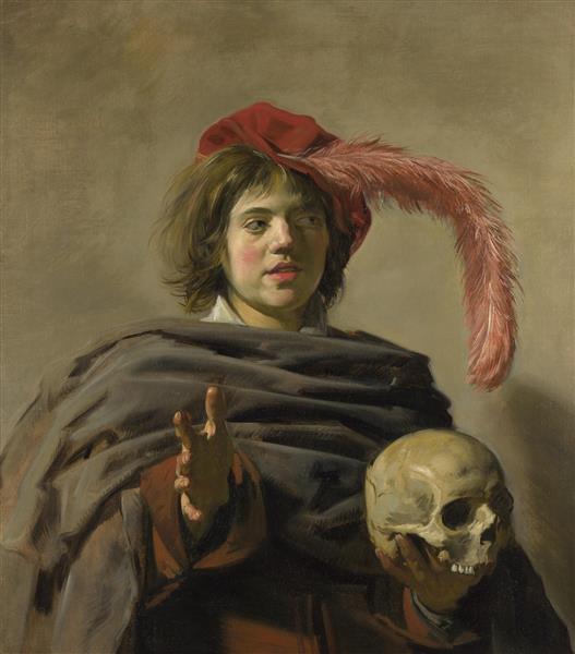 Young Man with a Skull (Vanitas), 1626 - 1628 - 哈爾斯