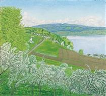 Spring time at Lake Constance - Adolf Dietrich