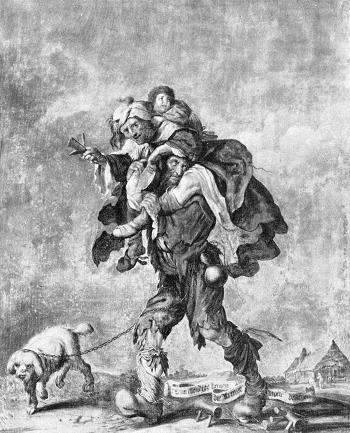 Allegory of Poverty - Adriaen Pietersz. van de Venne