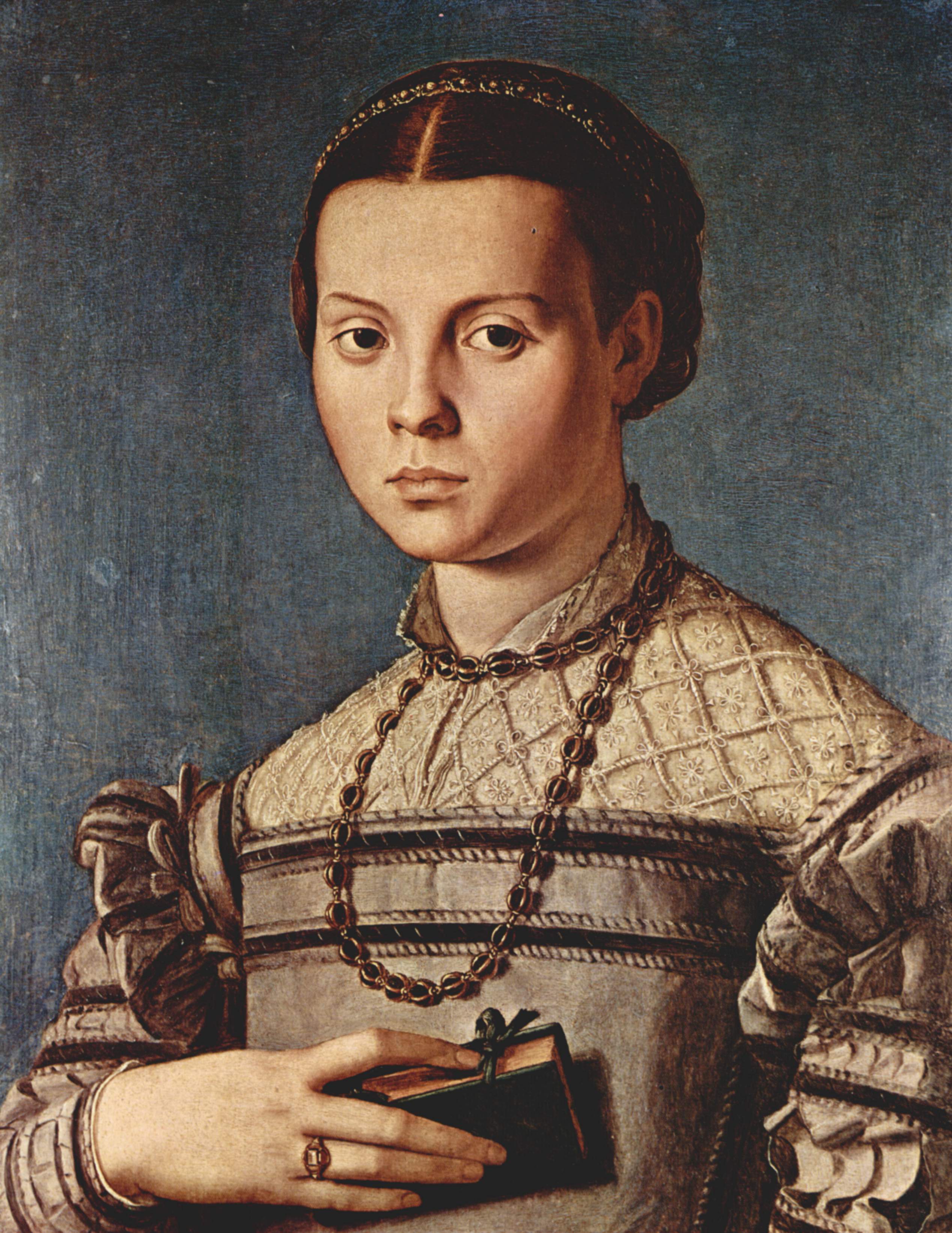 Portrait of eleonora da toledo (1519-74) Artwork by Agnolo 