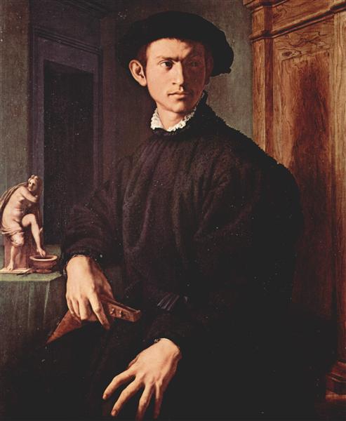 Portrait of a young man, c.1531 - Аньоло Бронзіно