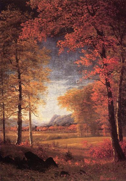 Autumn in America, Oneida County, New York - Albert Bierstadt