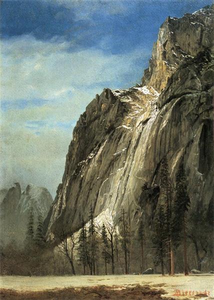 Cathedral Rocks, A Yosemite View, c.1872 - Albert Bierstadt
