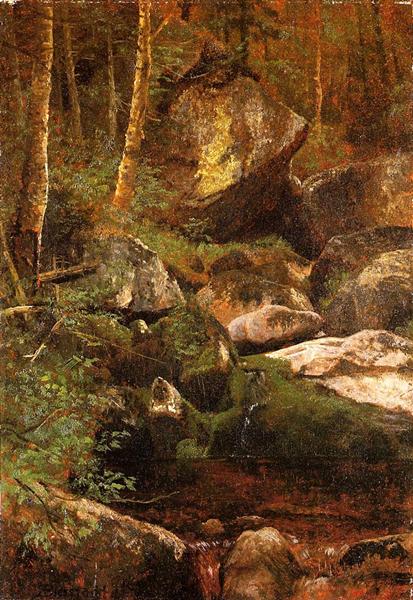 Forest Stream - Albert Bierstadt