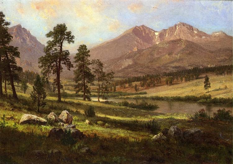 Long's Peak, Estes Park, Colorado - Albert Bierstadt
