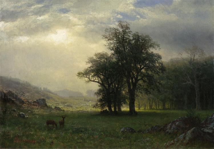 The Open Glen, c.1877 - c.1879 - Albert Bierstadt