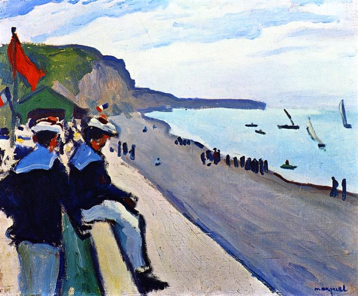 The Beach at Fécamp, 1906 - Albert Marquet