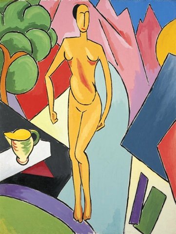 Nude No. 1, 1914 - Alberto Magnelli