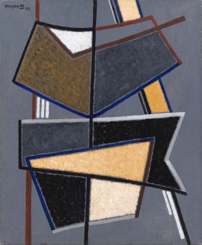 Sur fond gris n. 10, 1963 - Альберто Маньєлі