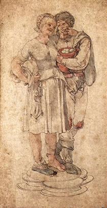 Amorous Peasants - Albrecht Dürer