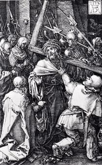 Bearing Of The Cross - Albrecht Dürer