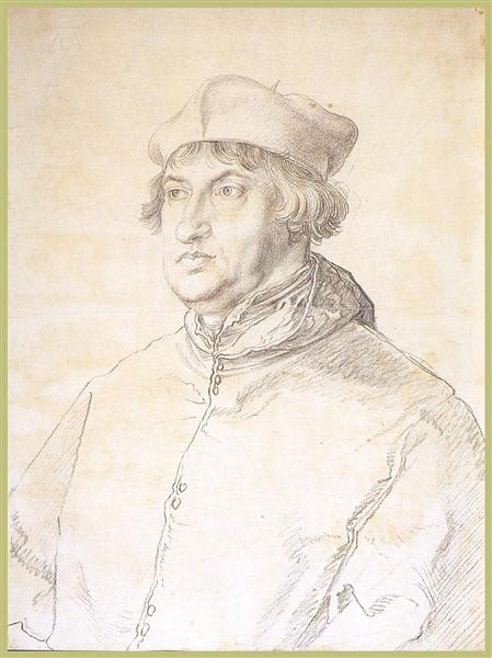 Cardinal Albrecht von Brandenburg, c.1519 - Альбрехт Дюрер