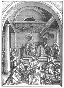 Christ among the Doctors in the Temple - Albrecht Dürer