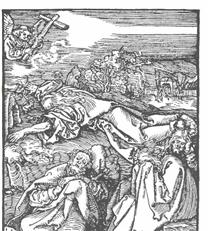 Christ on the mount olive - Albrecht Dürer