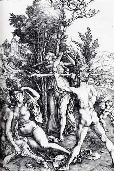 Hercules (Effects of Jealousy), 1498 - Альбрехт Дюрер