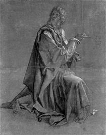 Kneeling Apostle - Albrecht Dürer