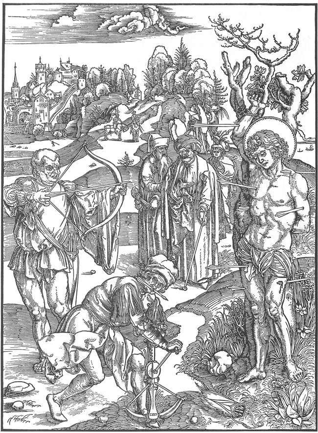 Martyrdom of St Sebastian, 1495 - Albrecht Durer - WikiArt.org
