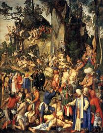 Martyre des dix mille chrétiens - Albrecht Dürer