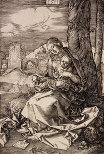 Mary with a pear - Albrecht Dürer