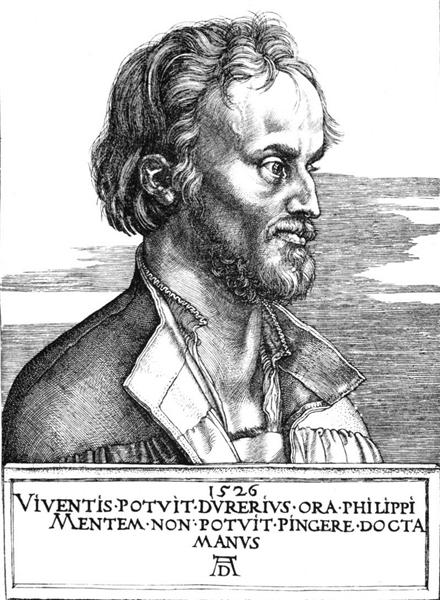 Melancthon, 1526 - Alberto Durero