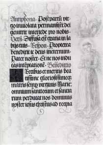 Pages Of Marginal Drawings For Emperor Maximilian`s Prayer Book - Alberto Durero