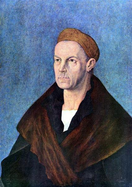 Portrait of Jakob Fugger, c.1519 - Альбрехт Дюрер