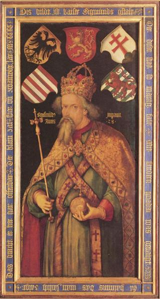 Portrait of Kaiser Sigismund, c.1509 - 1516 - 杜勒
