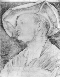 Portrait of Ulrich Varnbiiler - Albrecht Dürer