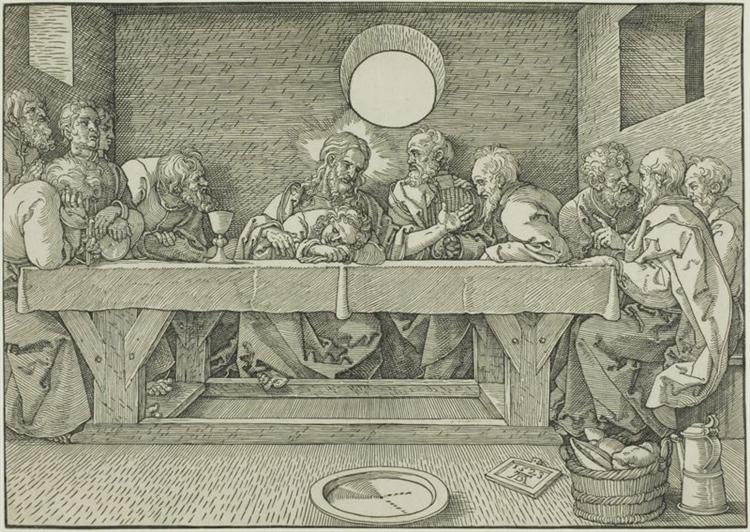 Тайная вечеря, 1523 - Альбрехт Дюрер