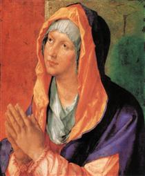 The Virgin Mary in Prayer - Альбрехт Дюрер