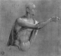 Upper Body of Christ - Albrecht Dürer